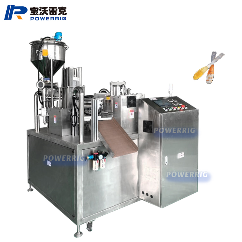 自動旋轉(zhuǎn)蜂蜜勺灌裝機(jī)